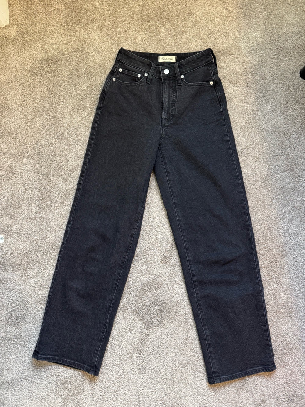 Madewell Women’ Black Denim Jeans
